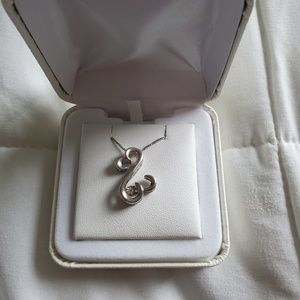 Diamond Open Heart Necklace